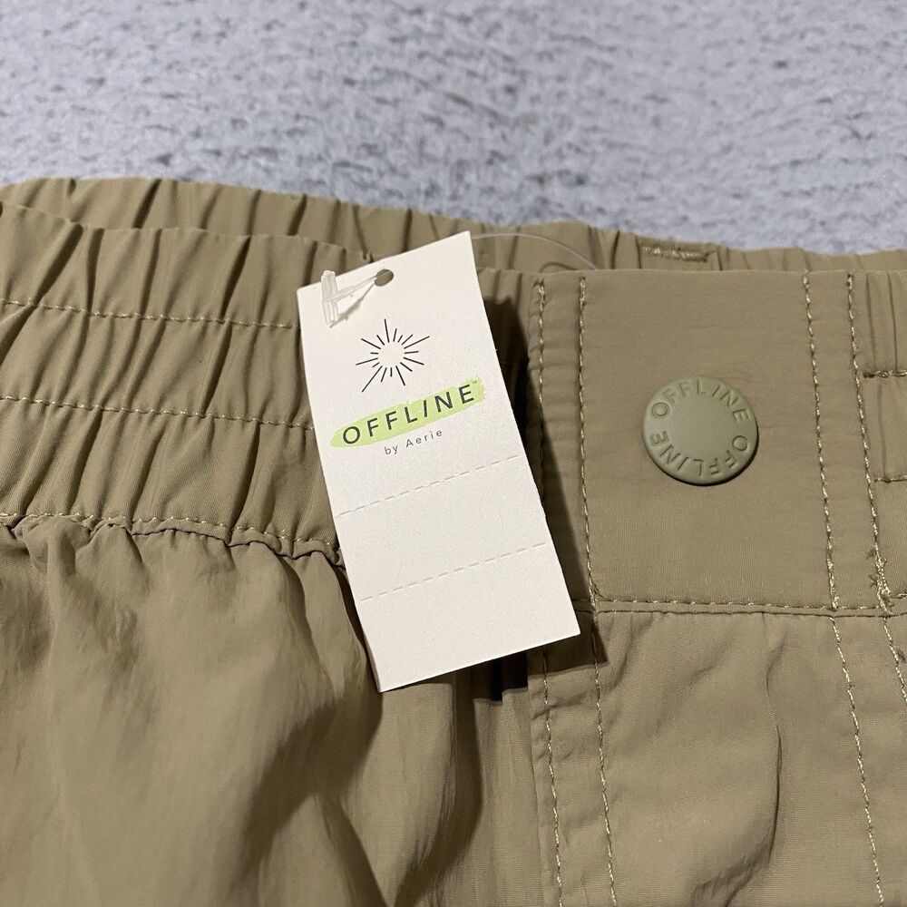 Offline Aerie Cargo Maxi Skirt Womens XL Tan Khaki Outdoor Hiking Festival NEW - Picture 12 of 12